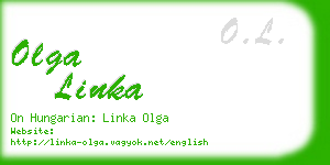 olga linka business card